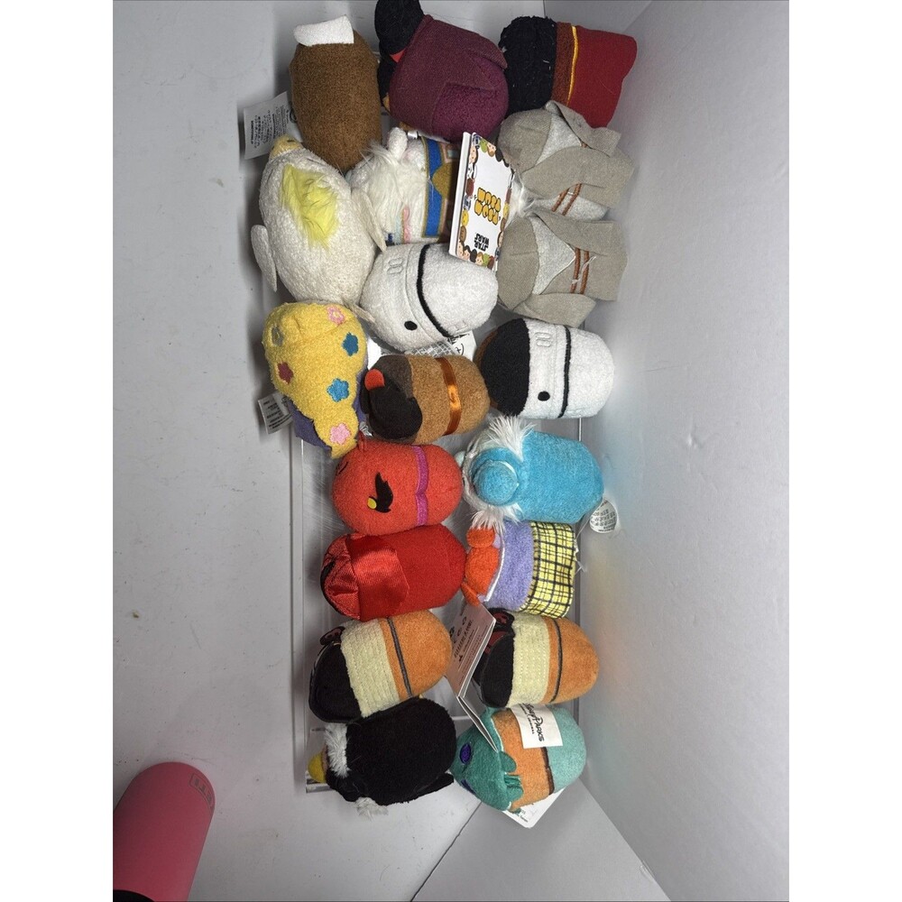 Disney Tsum Tsum Mini Plush Lot Of 19 Various Characters Some No Tags USED - Picture 5 of 9
